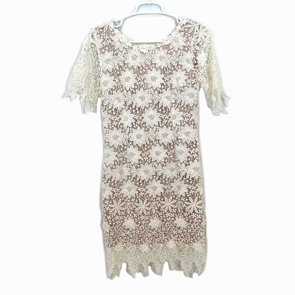 Soiéblu Ivory Lace Dress Size Medium
